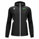 ECA Academy - Staff - TIAMAT FULL ZIP MICRO HOODY TOP BLK/WHT