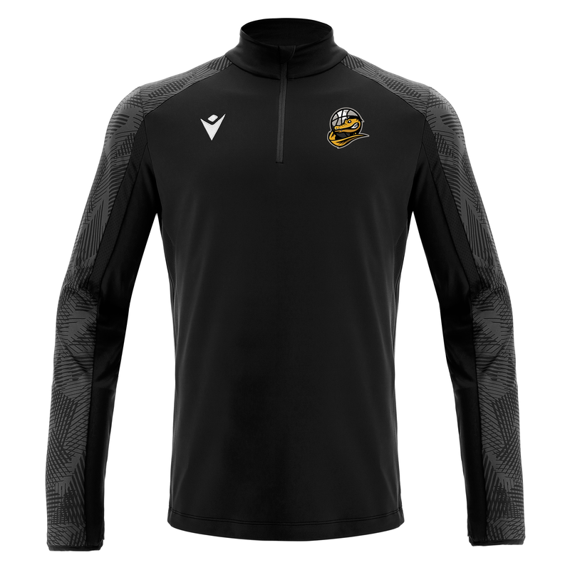 Chiswick Gators Basketball Club - NARYN 1/4 ZIP TOP BLK/DGRY