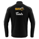 Chiswick Gators Basketball Club - NARYN 1/4 ZIP TOP BLK/DGRY