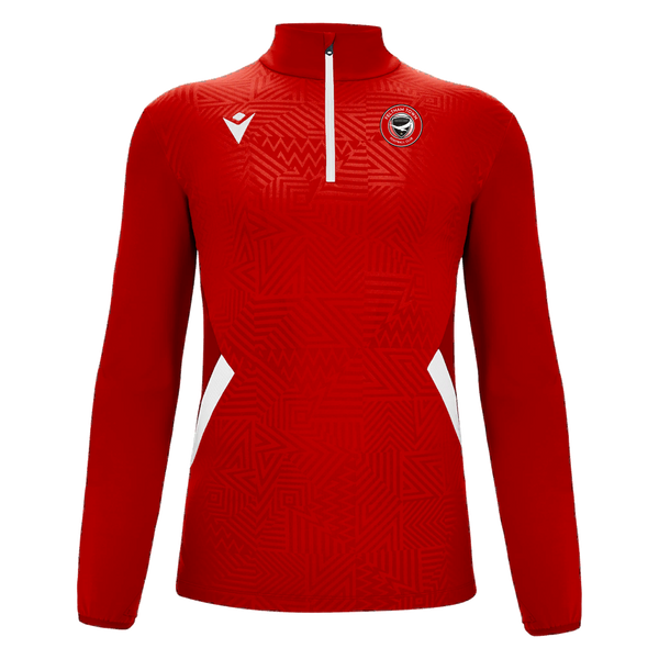 Feltham Town Seniors - Fraser 1/4 Zip Top RED/WHT