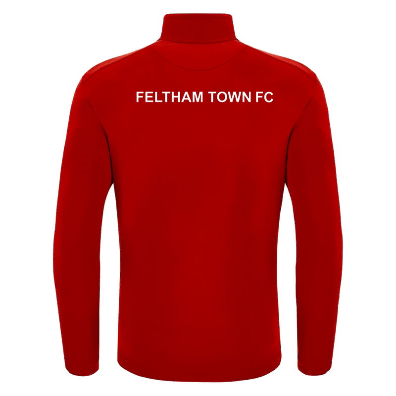 Feltham Town Seniors - Fraser 1/4 Zip Top RED/WHT
