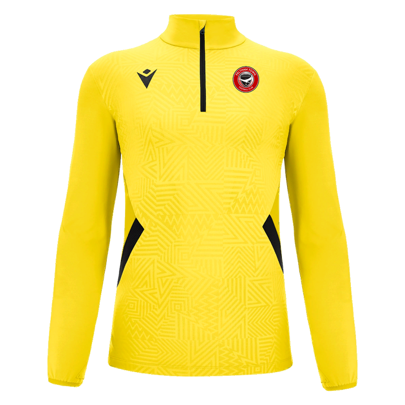 Feltham Town Staff - Fraser 1/4 Zip Top YEL/BLK