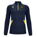 Plympton CC - FRASER 1/4 ZIP TOP NAV/YEL Junior