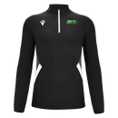 ECA Academy - Staff - FRASER 1/4 ZIP TOP BLK/WHT