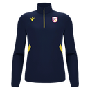 Plympton CC - PIAVE 1/4 ZIP TOP NAV/YEL
