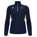 Plympton CC - PIAVE 1/4 ZIP TOP NAV/YEL