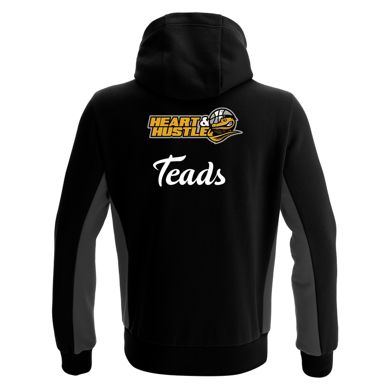 Chiswick Gators Basketball Club - TRUMPET FULL LENGTH ZIP HOODIE BLK/ANT