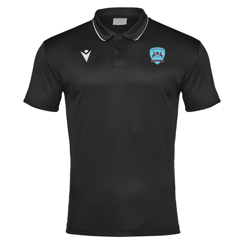 Beeston Albions FC - DRACO POLO BLK/WHT