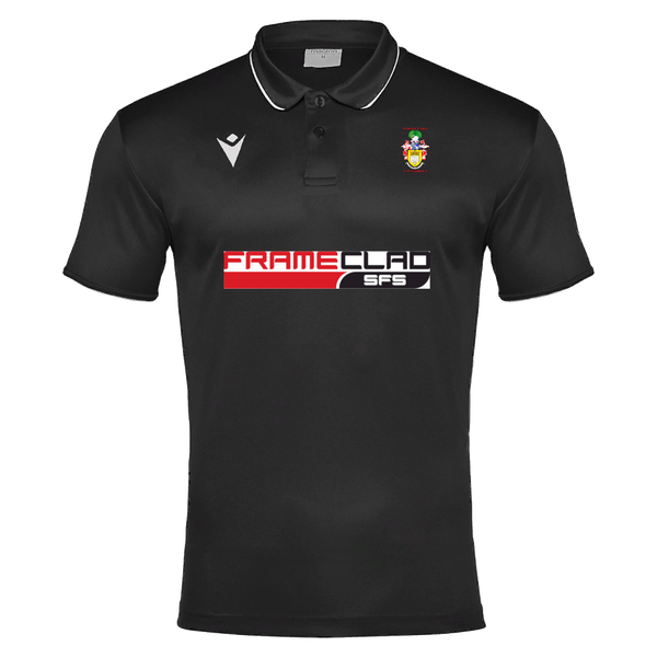 Egham Town FC - DRACO POLO BLK/WHT