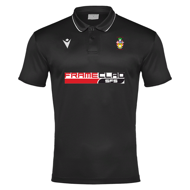 Egham Town FC - DRACO POLO BLK/WHT