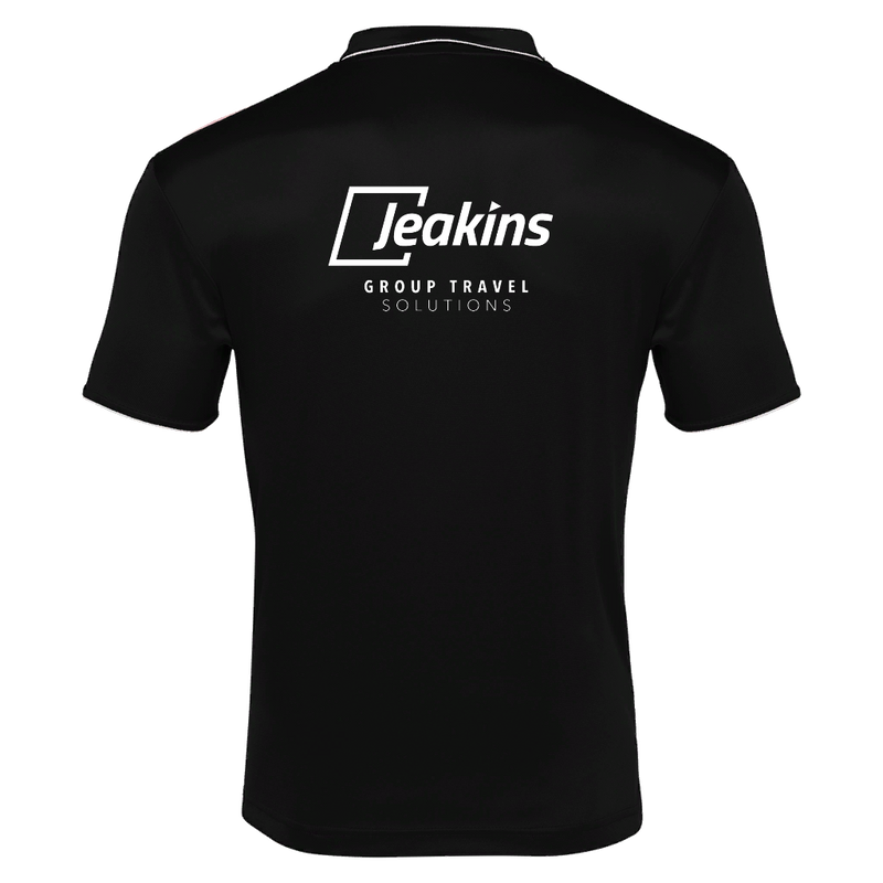 Egham Town FC - DRACO POLO BLK/WHT