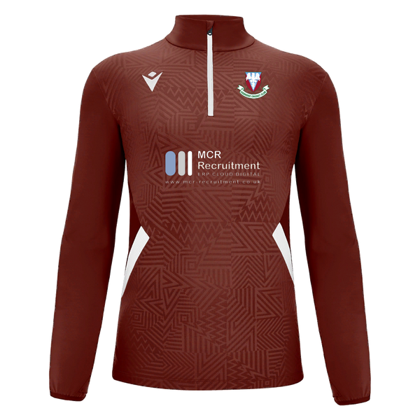 Uxbridge CC - Fraser 1/4 Zip Top CRD/WHT