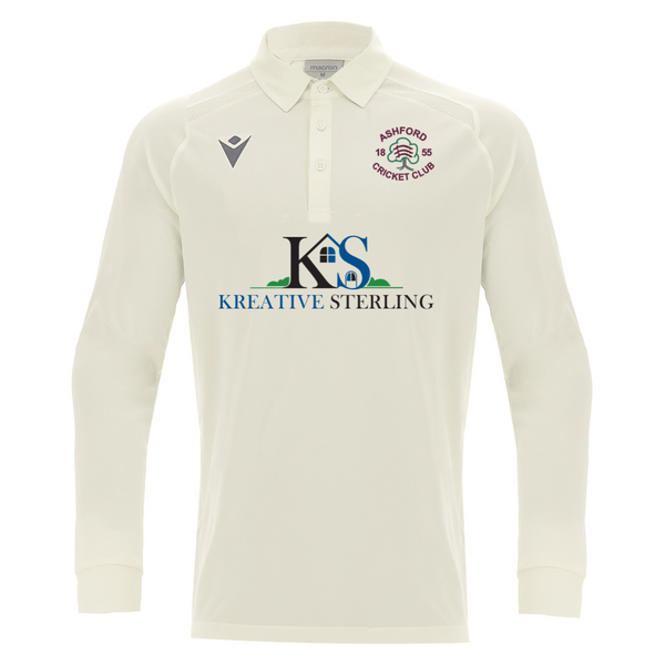 Ashford CC - HUTTON SHIRT OFF WHT LS