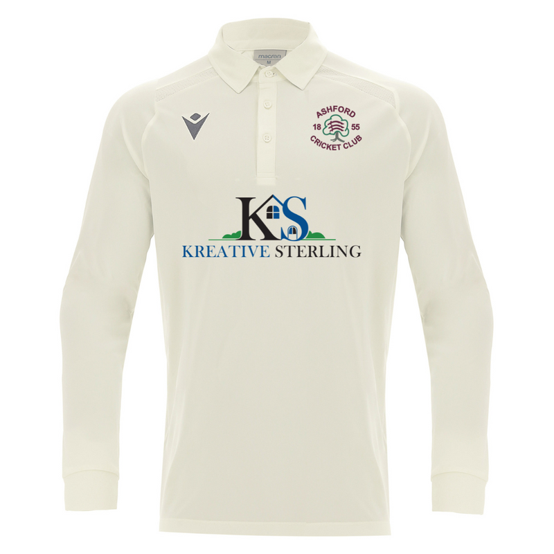 Ashford CC - HUTTON SHIRT OFF WHT LS