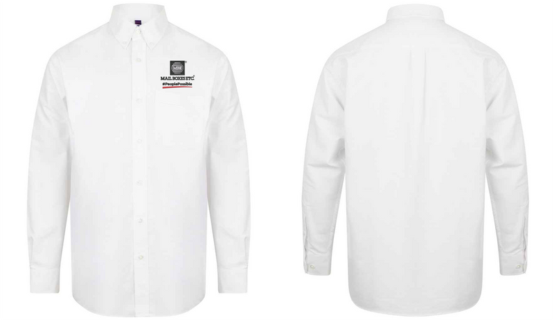 Mail Boxes Etc - Mens Pinpoint Oxford Full Sleeve Shirt