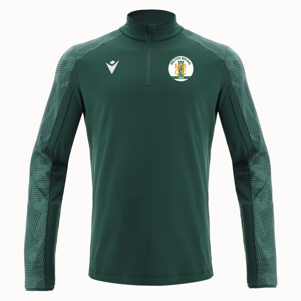 Milton Bryan CC - NARYN 1/4 ZIP TOP BGRN/LBGRN