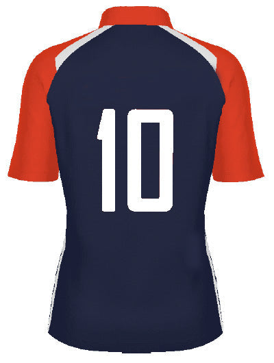 OCHC - HOBBS WOMAN SHIRT SS Navy/Orange