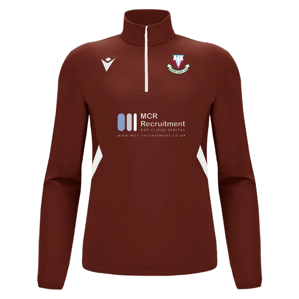 Uxbridge CC - Piave 1/4 Zip Top CRD/WHT