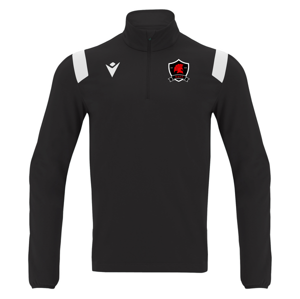 Spelthorne Spartans FC - GANGE 1/4 ZIP TOP BLK/WHT