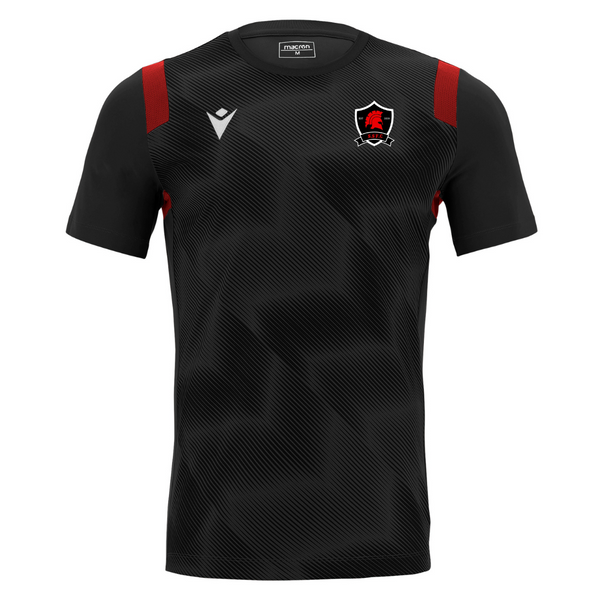 Spelthorne Spartans FC - RODDERS SHIRT BLK/RED SS