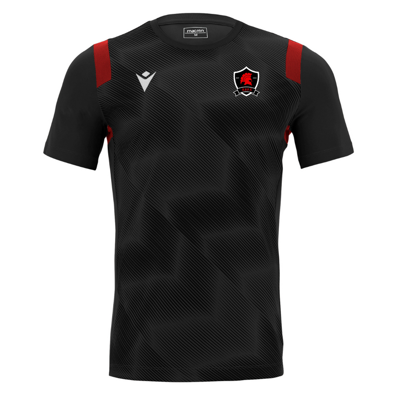 Spelthorne Spartans FC - RODDERS SHIRT BLK/RED SS