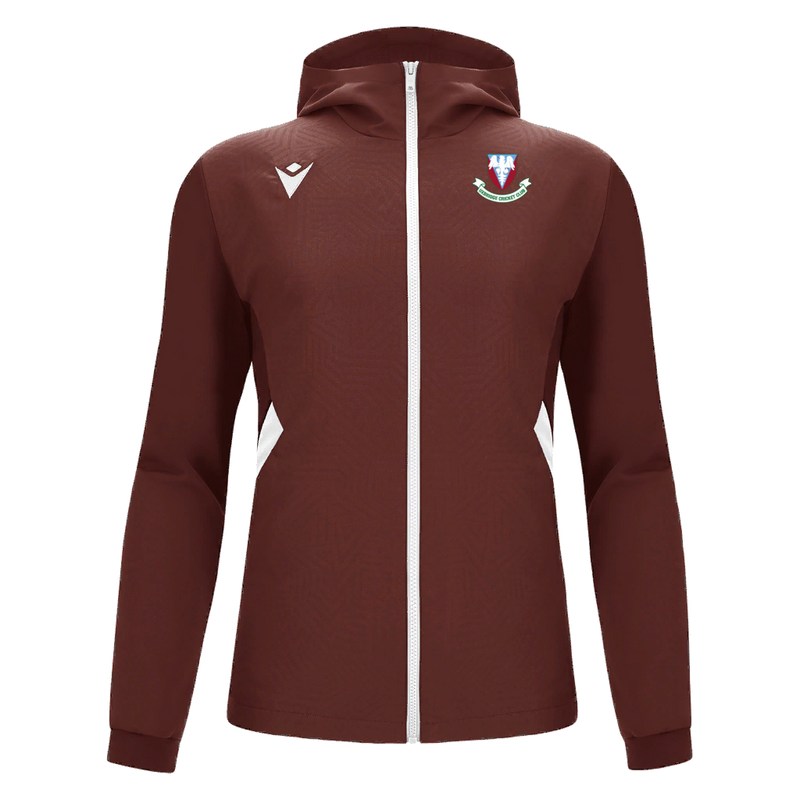 Uxbridge CC - Tiamat Full Zip Micro Hoody Top CRD/WHT