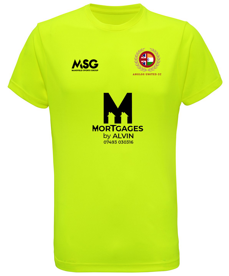 Anglos United CC - TriDri® Lightning Yellow