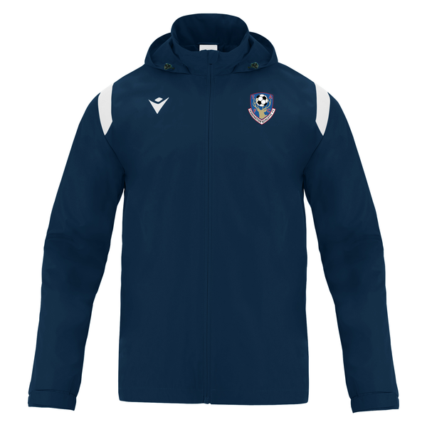 Teddington Athletic FC - SARANSK FULL ZIP WINDBREAKER NAV/WHT